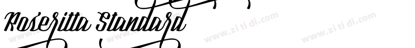 Roseritta Standard字体转换